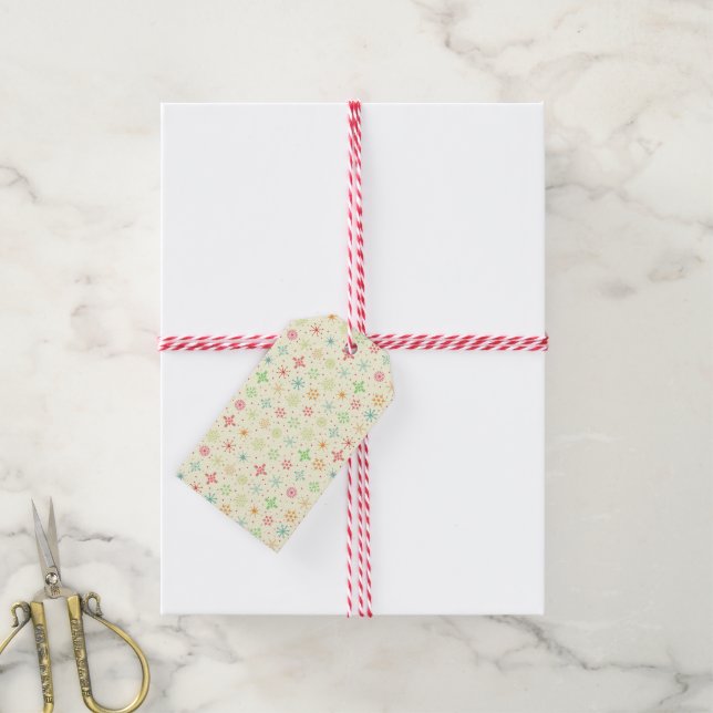 Retro Stars Gift Tags (With Twine)