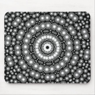 Retro Stars kaleidoscope Mouse Pad