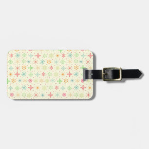 Retro Stars Luggage Tag