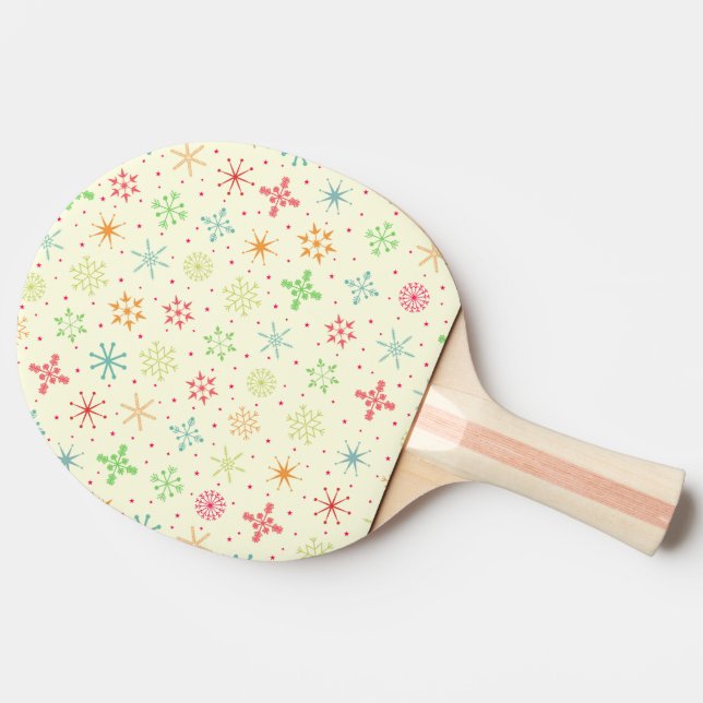 Retro Stars Ping Pong Paddle (Back Side)