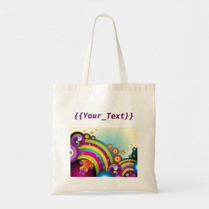 Retro Stars Tote Bag