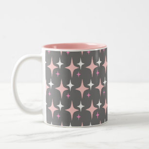 Retro Stars Two-Tone Coffee Mug