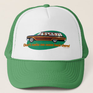 Retro Station Wagon  (Brown & Green) Trucker Hat