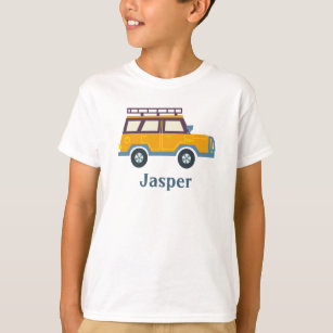 Retro station wagon car roof rack personalize T-Shirt