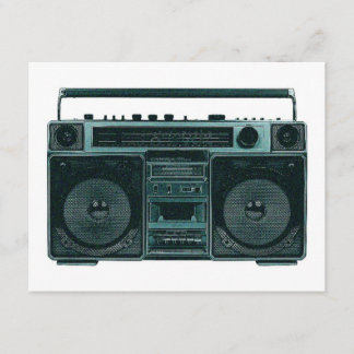 retro stereo invitation