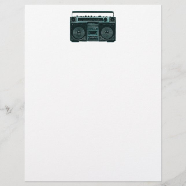 retro stereo letterhead (Front)