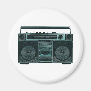 retro stereo magnet