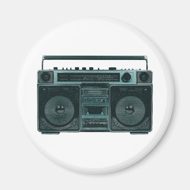 retro stereo magnet (Front)
