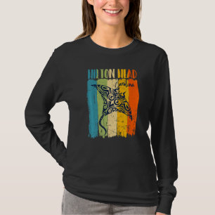 Retro Stingray Hilton Head Carolina Theme Friends T-Shirt