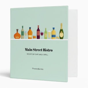 Retro Stocked Bar Binder