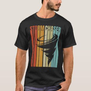 Retro Storm Chaser Stormchaser Tornado Meteorolog T-Shirt