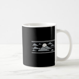 Retro Stormy Halloween Moon  Coffee Mug