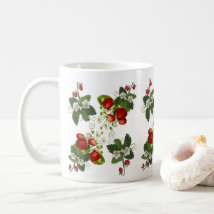 Retro Strawberry Mug   Strawberries Nursery Mug