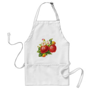 Retro Strawberry Standard Apron