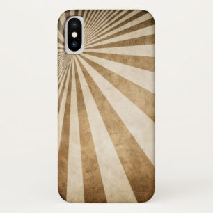 Retro stripe pattern background iPhone x case