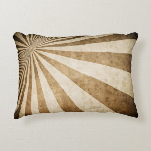 Retro stripe pattern background decorative pillow