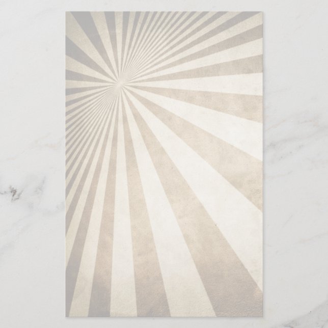 Retro stripe pattern background stationery (Front)