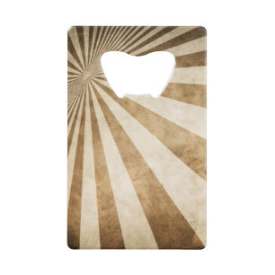 Retro stripe pattern background wallet bottle opener