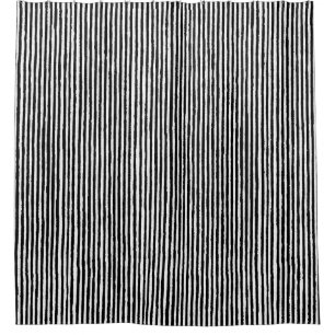 Retro Stripe Pattern Vertical Black and White BW