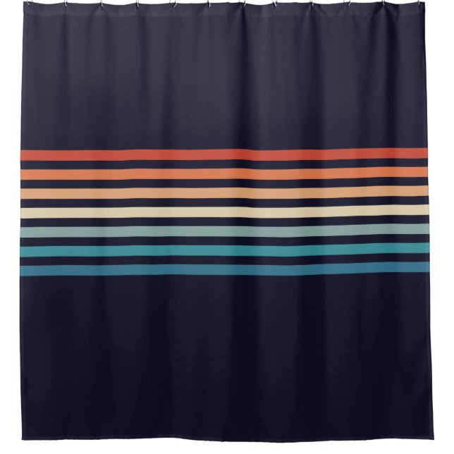 Retro Striped 70s Minimalist Pattern (Front)