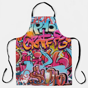 Retro Striped Interior Design. Apron