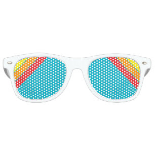 retro striped retro sunglasses