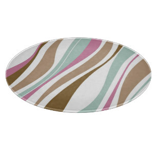 Retro Stripes Cutting Board