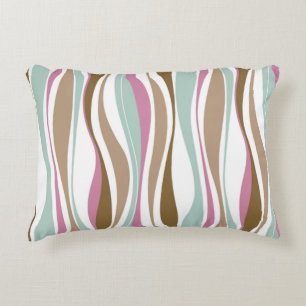 Retro Stripes Decorative Pillow