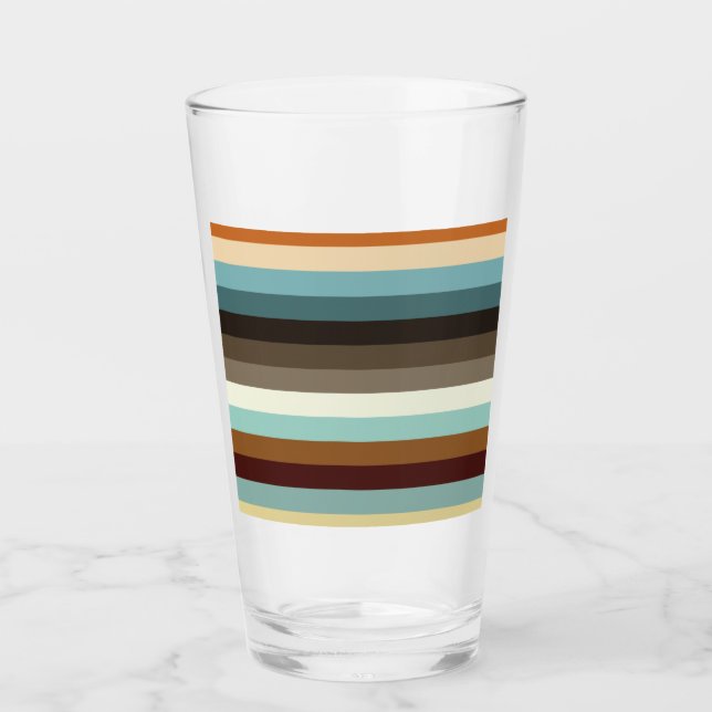 Retro Stripes Glass (Front)