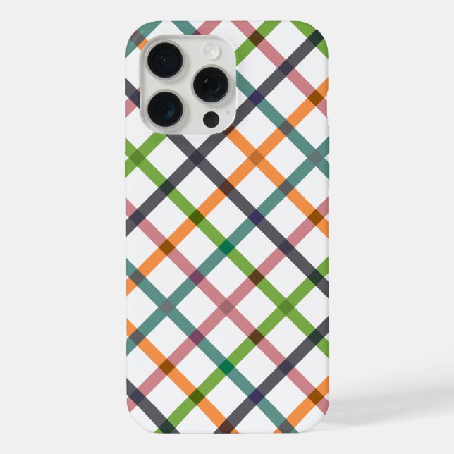 Retro Stripes iPhone Case (Back)