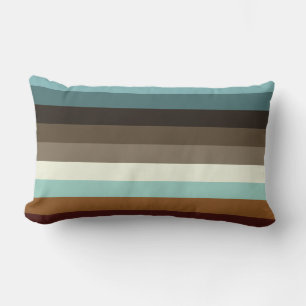 Retro Stripes Lumbar Pillow