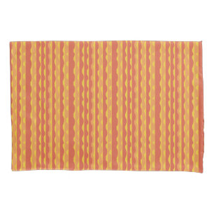 Retro stripes pillowcase