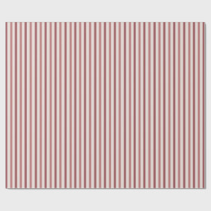 Retro Stripes Pink Burgundy Y2K Style Wrapping Paper
