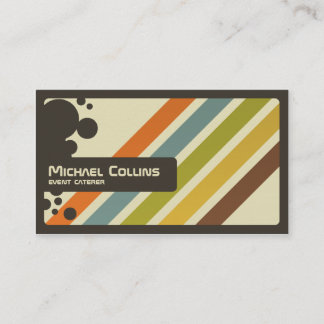 Retro Stripes - Style 2 Business Card