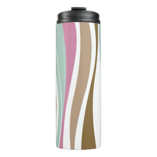 Retro Stripes Thermal Tumbler