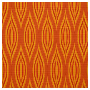 Retro style 60s 70s pattern fabric