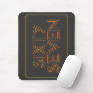 Retro Style 67 Mouse Pad