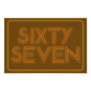 Retro Style 67 Poster