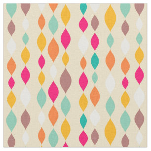 Retro style abstract pattern fabric