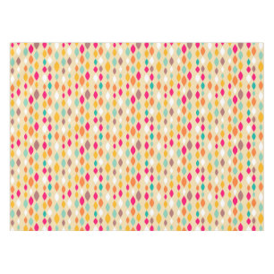 Retro style abstract pattern tablecloth
