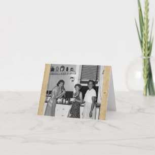 Retro-Style "Between Friends ” Note Card