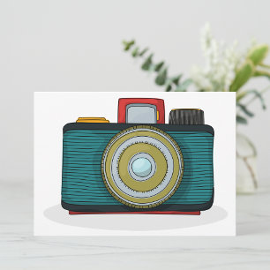 Retro Style Camera Invitations