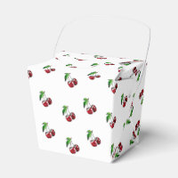 Retro Style Cherries Candy Box