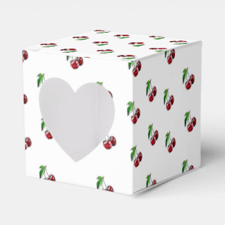 Retro Style Cherries Candy Heart Box
