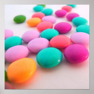 RETRO STYLE CHOCOLATE POSTER DE CANDY 12 x 12