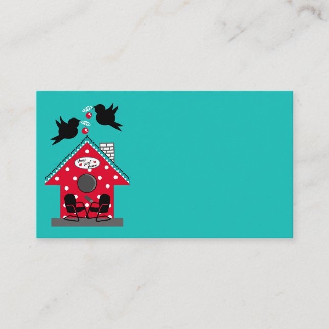 Retro Style & colour Business Card (Front)