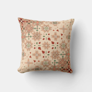 Retro Style Cross Weave Geographic Pattern Throw Pillow