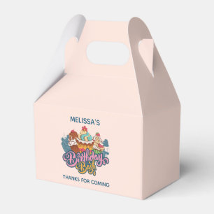 Retro Style Cupcakes Sweet Dessert Birthday Bash Favor Box