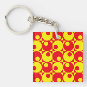 Retro style design keychain