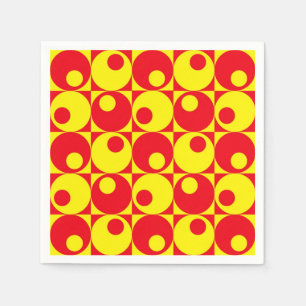 Retro style design napkin